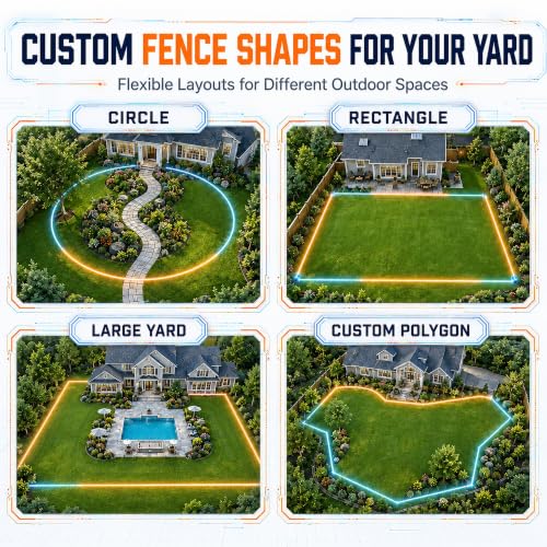 GPS Wireless Dog Fence System with Free App (Pink)