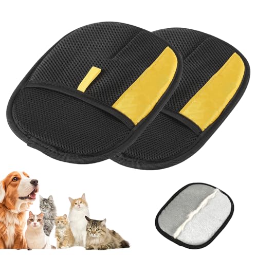 Pet Hair Removal Glove for Cats & Dogs (2PCS)