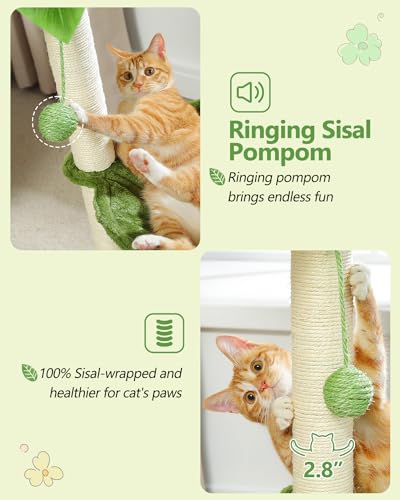 Small Cat Tree (28" / Green)