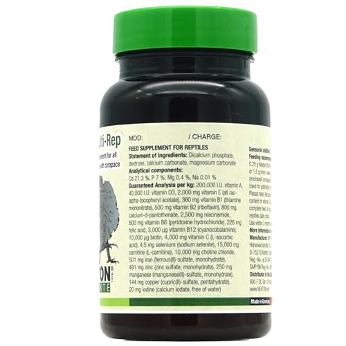 Multi Rep Vitamins and Minerals for All Reptiles 75g (2.65 Ounce (Pack of 1))