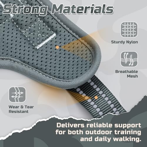 Tactical Dog Harness for X (Grey Camo / X-Large)