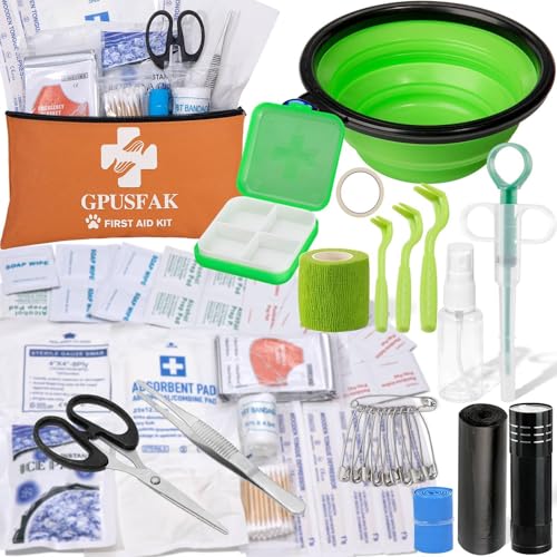 Pet First Aid Kit for Dogs & Cats