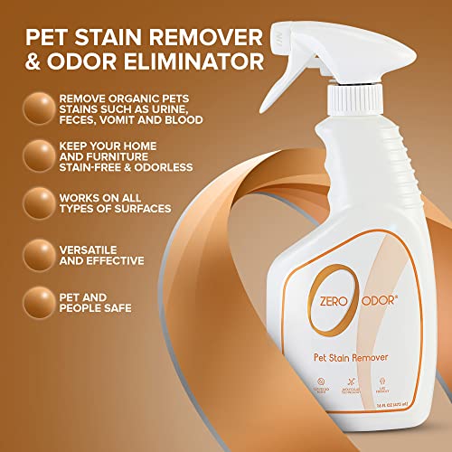 Pet Stain Remover & Odor Eliminator Spray for Carpet
