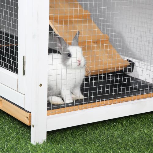 62" Rabbit Hutch (Nature Wood)