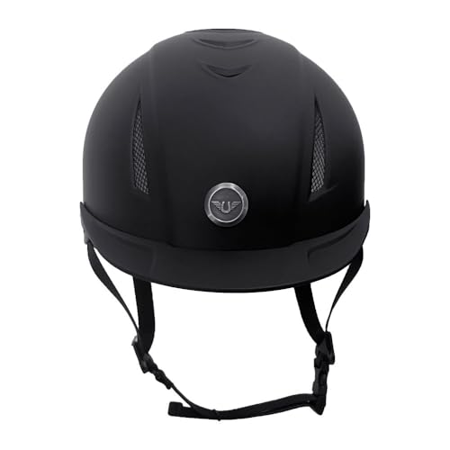 Shield Horse Riding Helmet with Adjust A Dial (Medium / Black)