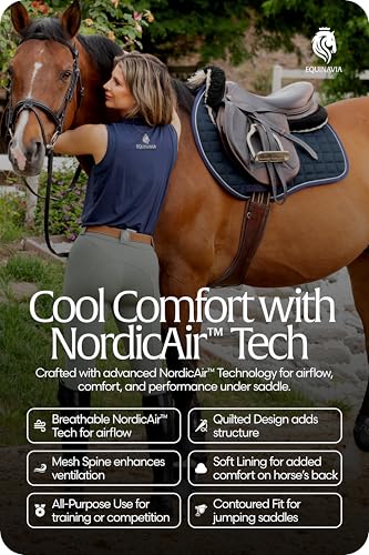 Svalbard NordicAir Tech Horse Saddle Pad (Navy / Horse)