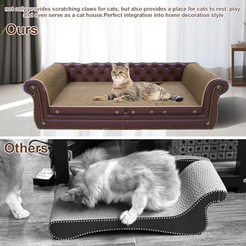 Scratching Sofa (Brown-Large)