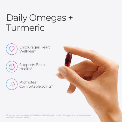 Omega 3 6 7 9 Plus Turmeric Curcumin Supplement
