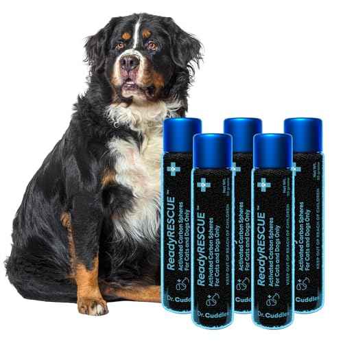 Activated Charcoal for Dogs and Cats Clinically Studied 5Pack (5 Vials (91-150 lbs))