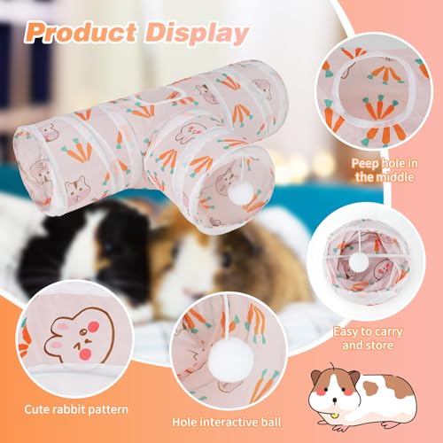 Guinea Pig Tunnel Hideout 3 (White)