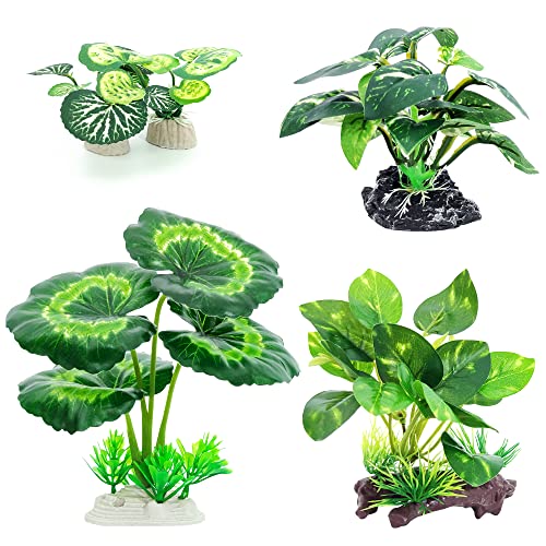 5Pack Tall Aquarium Plants (B-5pcs Set/Green)