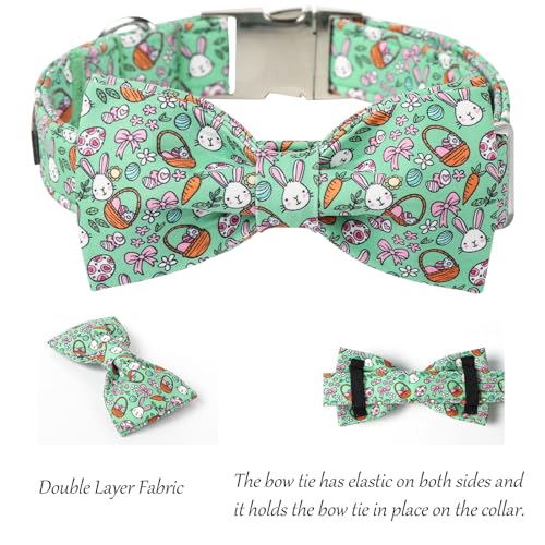 Easter Dog Collar (Green Basket Eggs / Large (Pack of 1))
