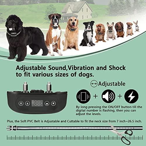 GPS Wireless Dog Fence System for 2 Dog (Black)