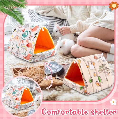 Guinea Pig Hideout Bed Washable House Cage (7.9 in / Cartoon)