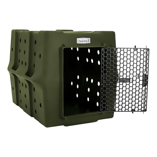 Dakota 283 Canine Rough and Tough Economy Dog Crate (Large / Olive)