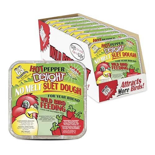Hot Pepper Delight No Melt Suet Dough (11.75 Ounce (Pack of 8) / Hot Pepper, 8 Pack)