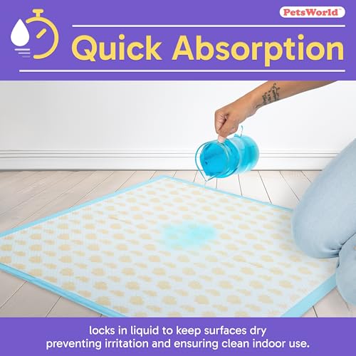 Giant Dog Potty Pads (36x36 Health Indicating / 100 Count)