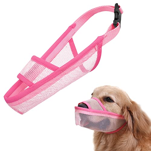 Dog Muzzle Anti Eating for Small Medium Large Dogs (L)