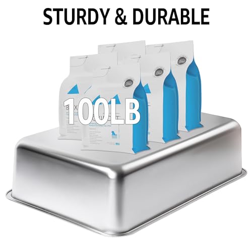 Stainless Steel Litter Box for Kitten (S-M-lid-10"H)