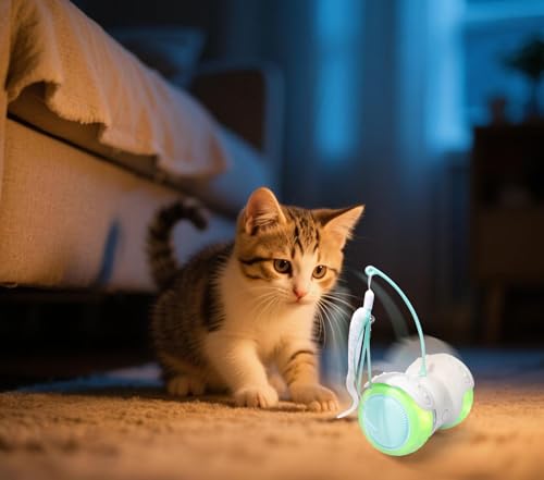 Remote Control Cat Toy with Auto Mode