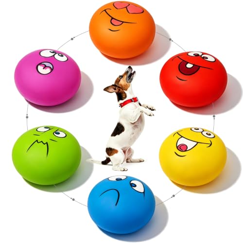 Latex Squeaky Dog Toys for Small Dogs (Burger Shape Assorted Color / Small)