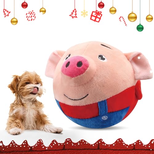 2025 Upgrade Active Moving Pet Plush Toy (Red Pig)