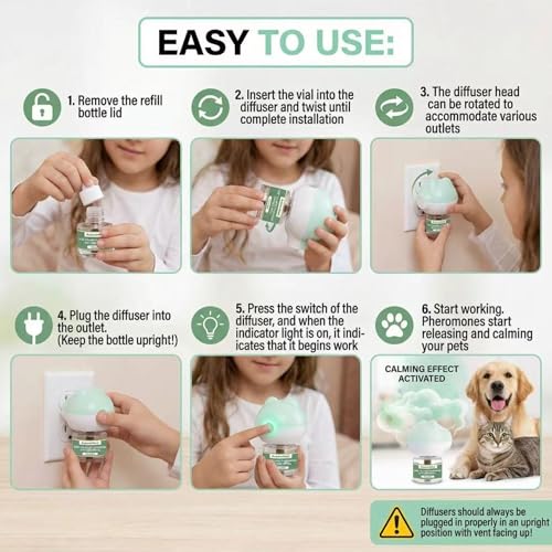 Dog Calming Diffuser Plug (Bear Diffuser (with Light))