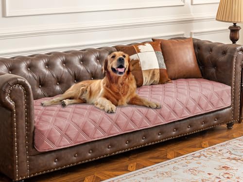 Waterproof Dog Bed Cover Pet Blanket with Anti (30x90 Inch (Pack of 1) / Lightpink)