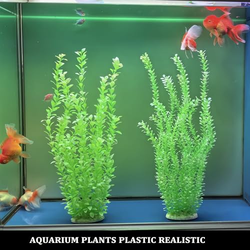 2 Pcs 24 Inch Tall Aquarium Plants (Green(style G))