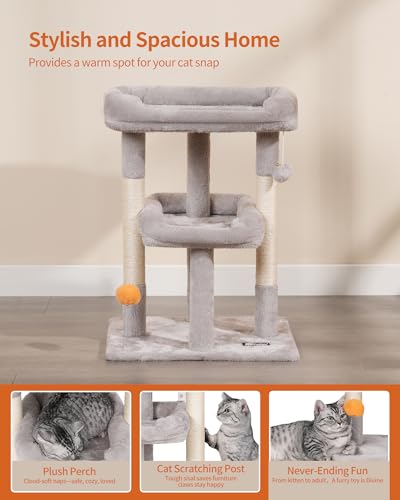 Small Cat Tree (27.5IN / Light Gray)