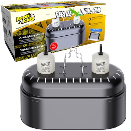 Reptile Dual Light Fixture (Dual Deep Dome)