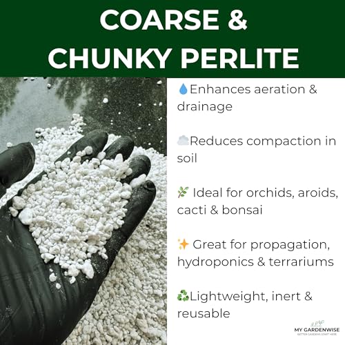 Perlite for Plants (Coarse and Chunky Perlite / 1 qt)