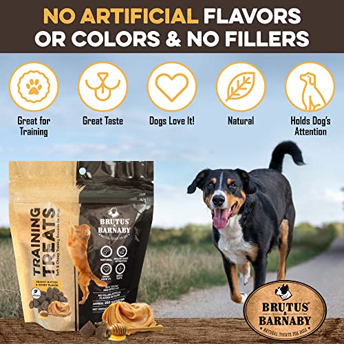 Natural Peanut Butter & Honey Dog Training Treats (1 Pound (Pack of 1))