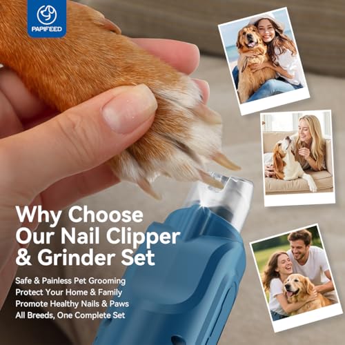 6 Speed Pet Nail Grinder with Dual LED Lights