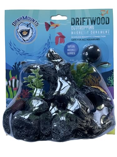 Aquarium Decor Magnetic Driftwood Outcropping Ornament