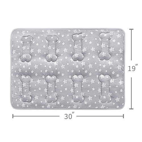 Dog Crate Mat (30"X19" / Grey)