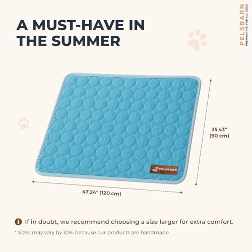 Dog Cooling Mat (Light Blue / X-Large)