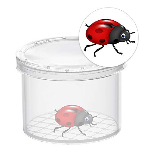 120 Pieces Bug Jars Critter Insect Cage Magnifying Insect Box Bug Magnifier Container Catcher Cage (120 Pack)