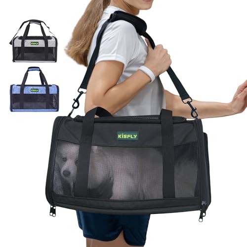 Airline Approved Cat Carrier 17"x11"x9.5" (17x11x9.5 In / Black)