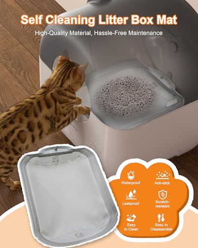 Self Cleaning Litter Box Mat (Slate-A)