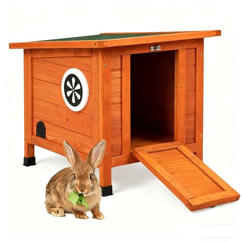 Rabbit Hutch Indoor Outdoor (Orange)