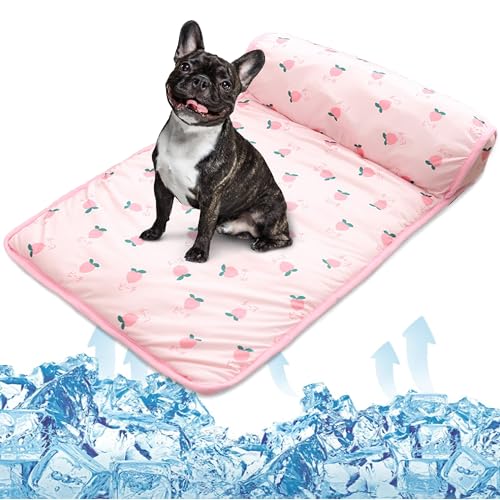 Cooling Dog Bed (Large / Pink)