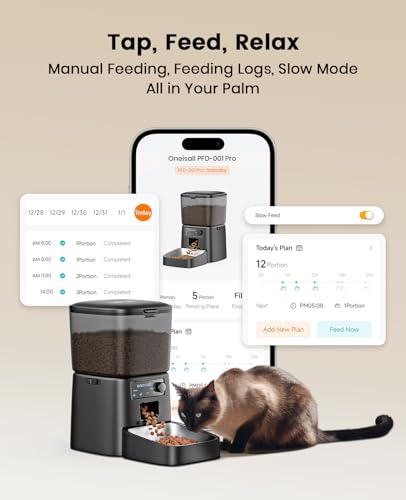 2.4 GHz Wi Fi Automatic Cat Feeder (Black 2.4GHz Wi-Fi Wired)