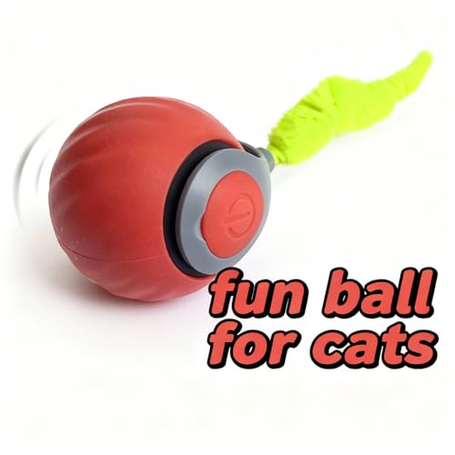 Interactive Cat Toy Ball (01 Orange)