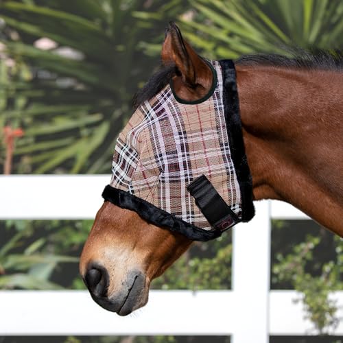 Horse Fly MASK with Fleece Trim (Black)