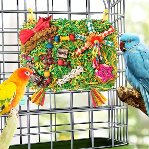 Bird Toys Parakeet Toys (Colorful with Starfruit (1PCS))