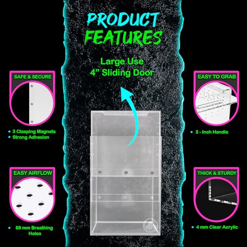 Jumping Spider Enclosure 5"x5"x7" or Tarantula Enclosure (Jumping Spider Enclosure 5"x5"x7")