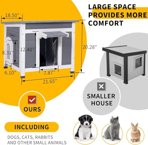 Outdoor Cat House (M Non-Insulated Cat House)