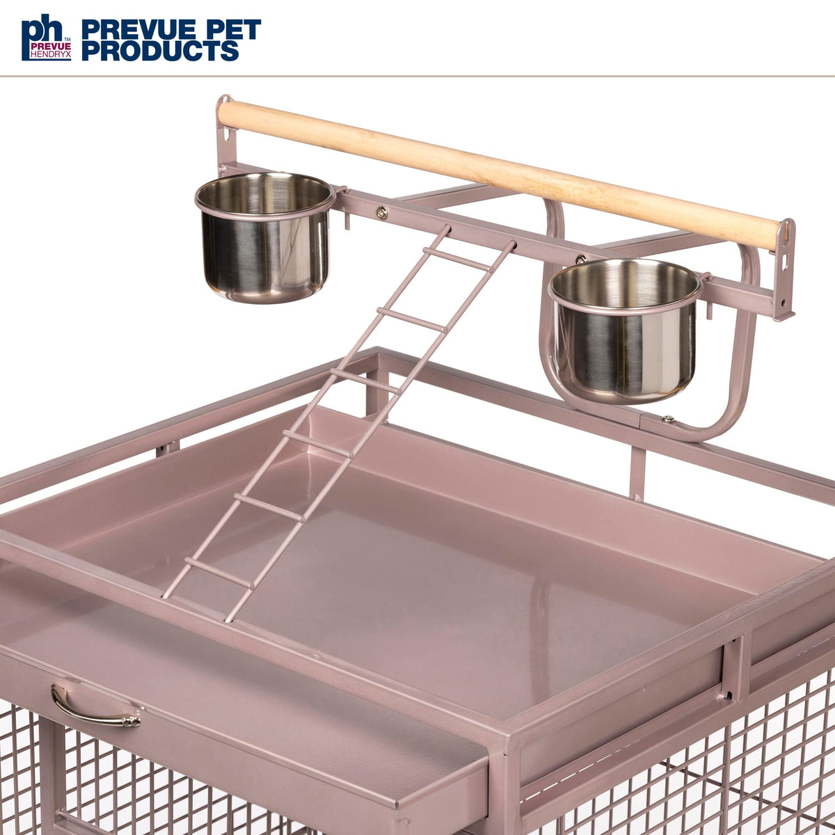 Playtop Bird Cage (Blush Finish / 24.0"L x 20.0"W x 60.0"H)