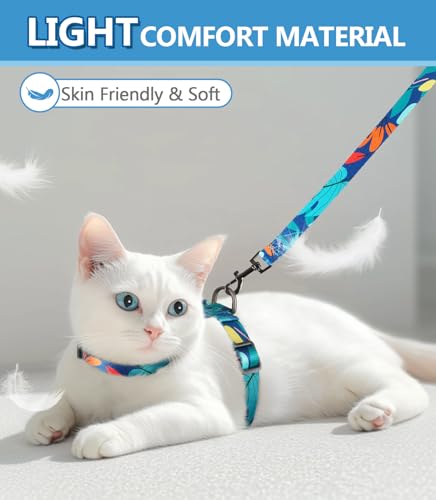 Cat Harness and Leash Set (Morandi Green / Medium (8-18 lb))